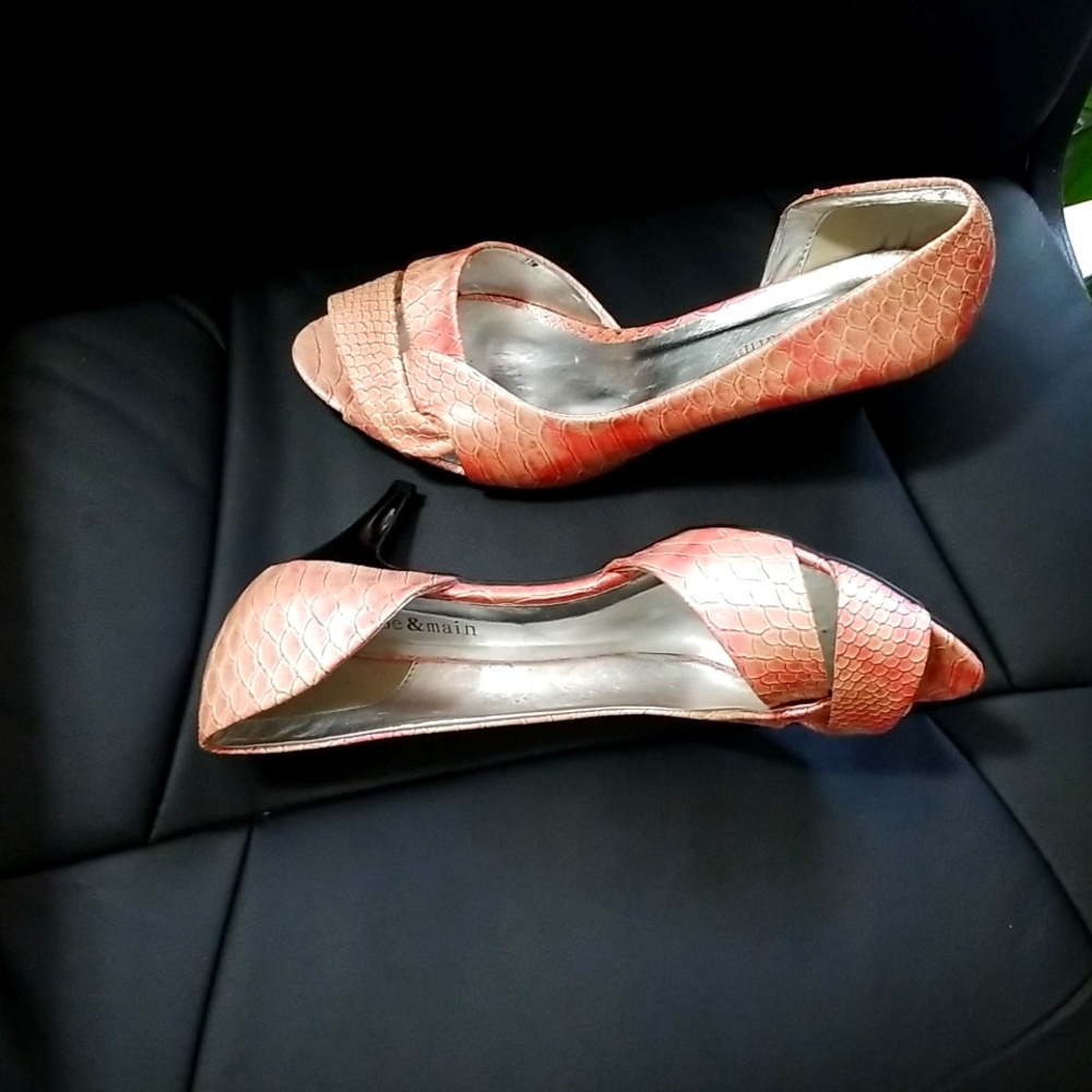 Monroe&Main heels. Size 11W